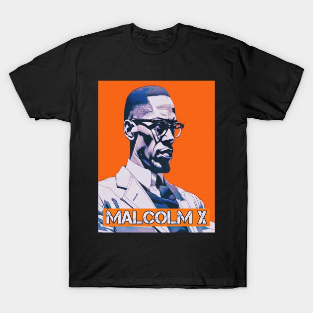 Malcolm Orange T-Shirt by BlackOzean